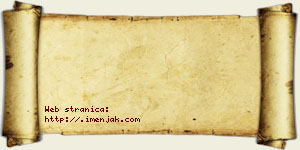 Emilija Glavonjić vizit kartica